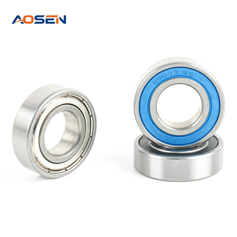 SS 6003 ZZ/2RS stainless steel deep groove ball bearings