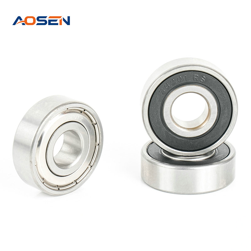 SS 6201 ZZ/2RS hindi kinakalawang na asero deep groove ball bearings