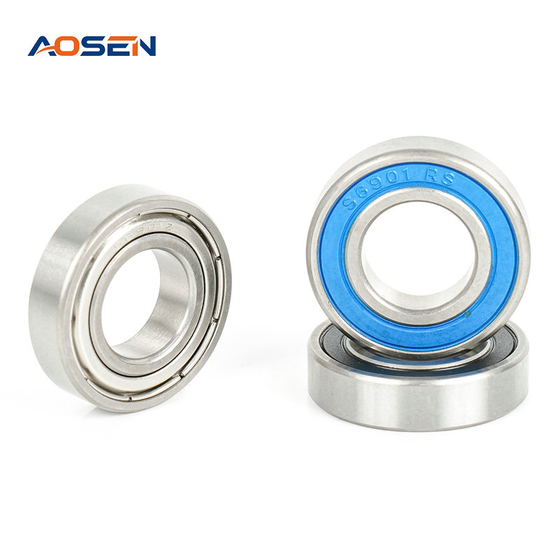 SS 6901 ZZ/2RS hindi kinakalawang na asero deep groove ball bearings