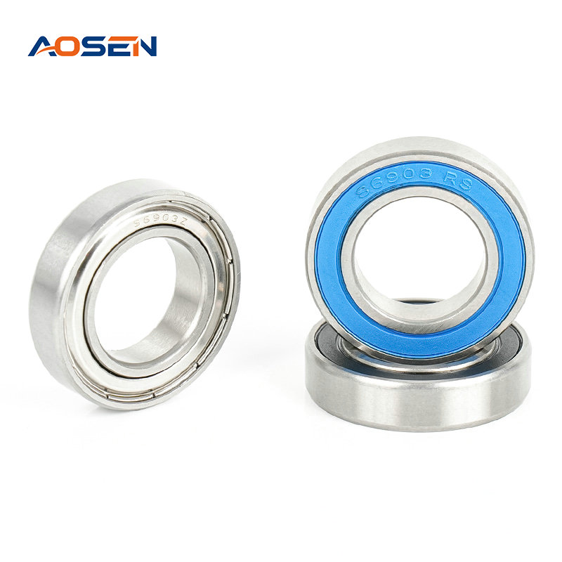 SS 6903 ZZ/2RS hindi kinakalawang na asero deep groove ball bearings