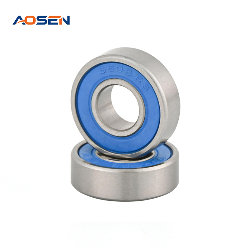 SS 698 ZZ/2RS hindi kinakalawang na asero deep groove ball bearings
